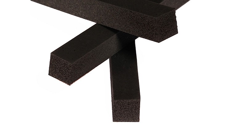 Cell Rubber EPDM, 700 × 11 × 11 mm, 1 × Haut, selbstklebend