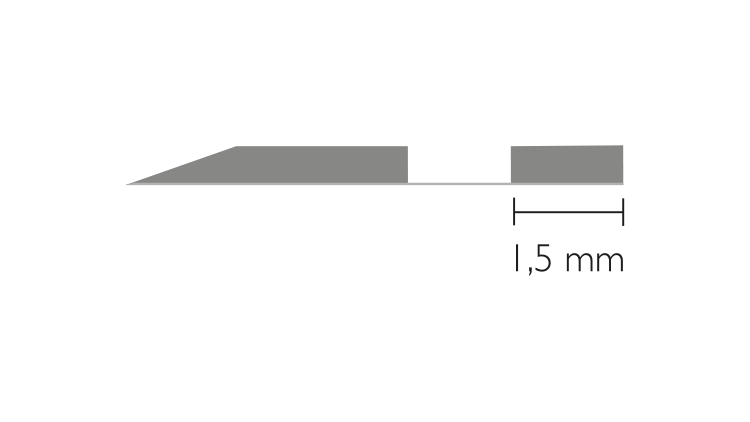 CITO BASICplus Off-center 0,3 × 1,2 mm/2-3 pt